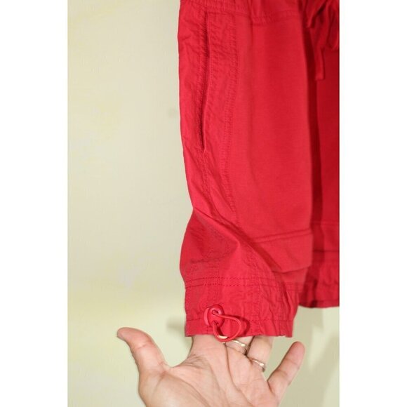 Anthropologie Daily Practice Red Ribbed Mini Dress Size Small Short Sleeves - Picture 6 of 9